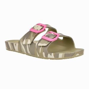 Nine West Splash Flat Slippers Groen/Beige Nederland | OLK-346075